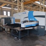 siemens cnc amada tháp pháo máy đục lỗ 4 trục 32 trạm ngang